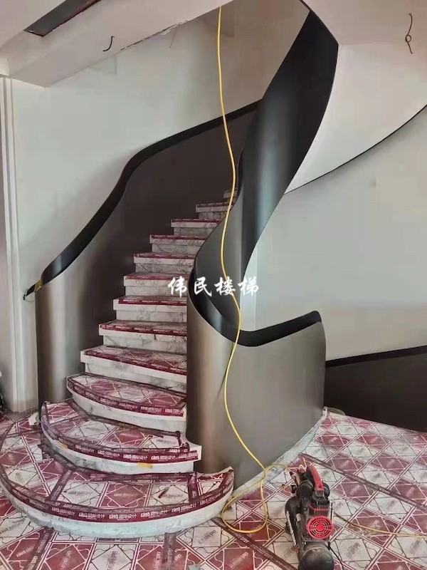 杭州旋转钢架楼梯质感就是好 