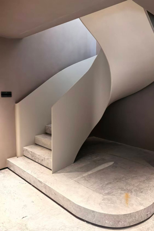 富春玫瑰园别墅楼梯安装工程 